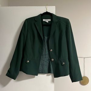 David Warren NY petite green blazer